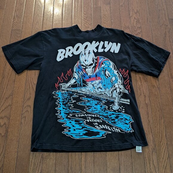 Warren Lotas Something's Brewing in Brooklyn T-Shirt - Size M - Picture 1 of 5